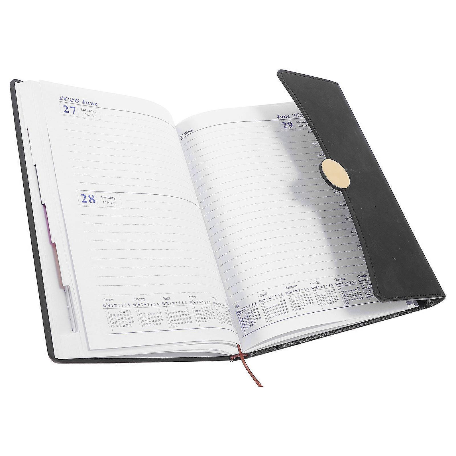 Work Planner Appointment Book Journal with Monthly Index 2Pcs