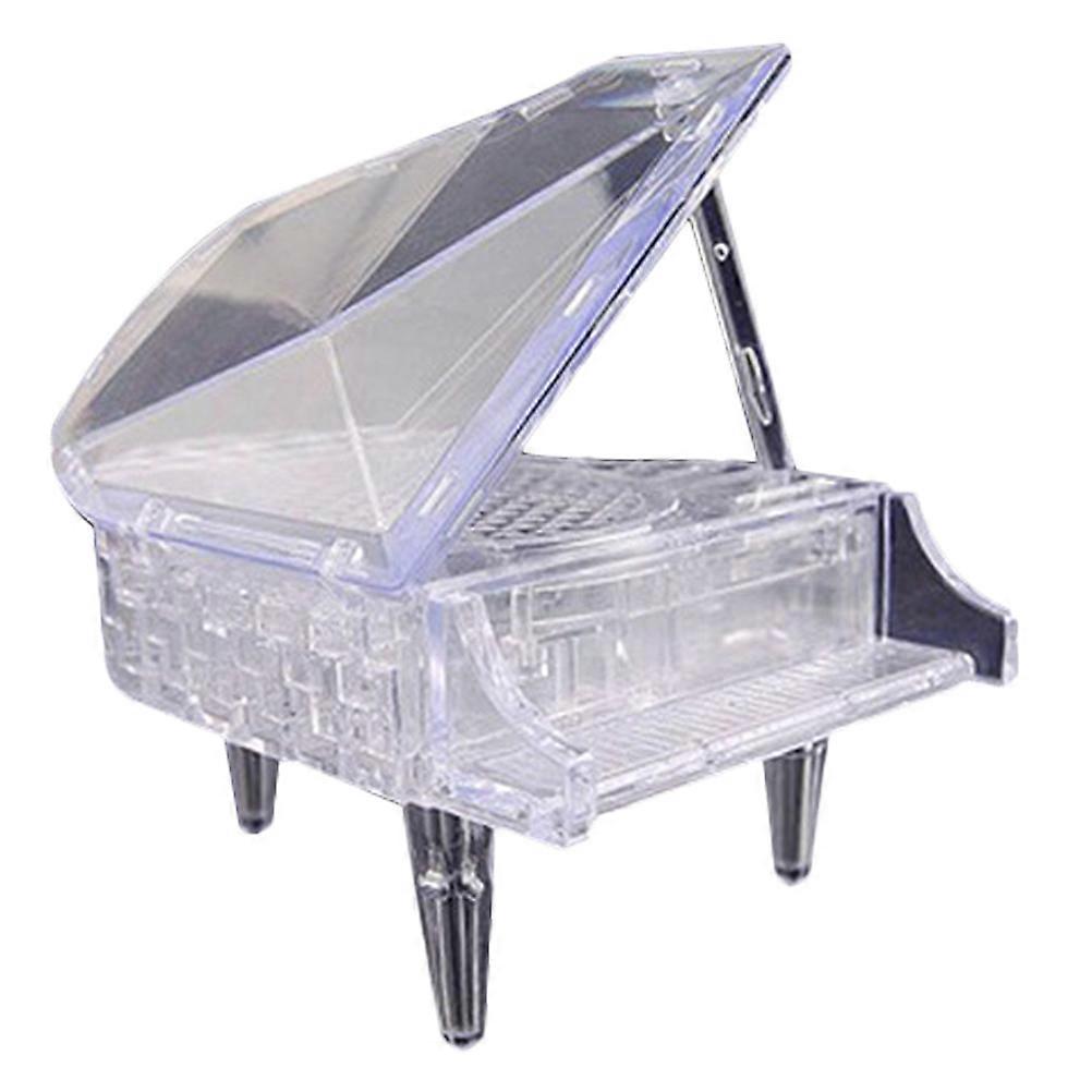 Kids Puzzle Toy for Playing 3Pcs 3D Crystal Piano Puzzle Educational Toy