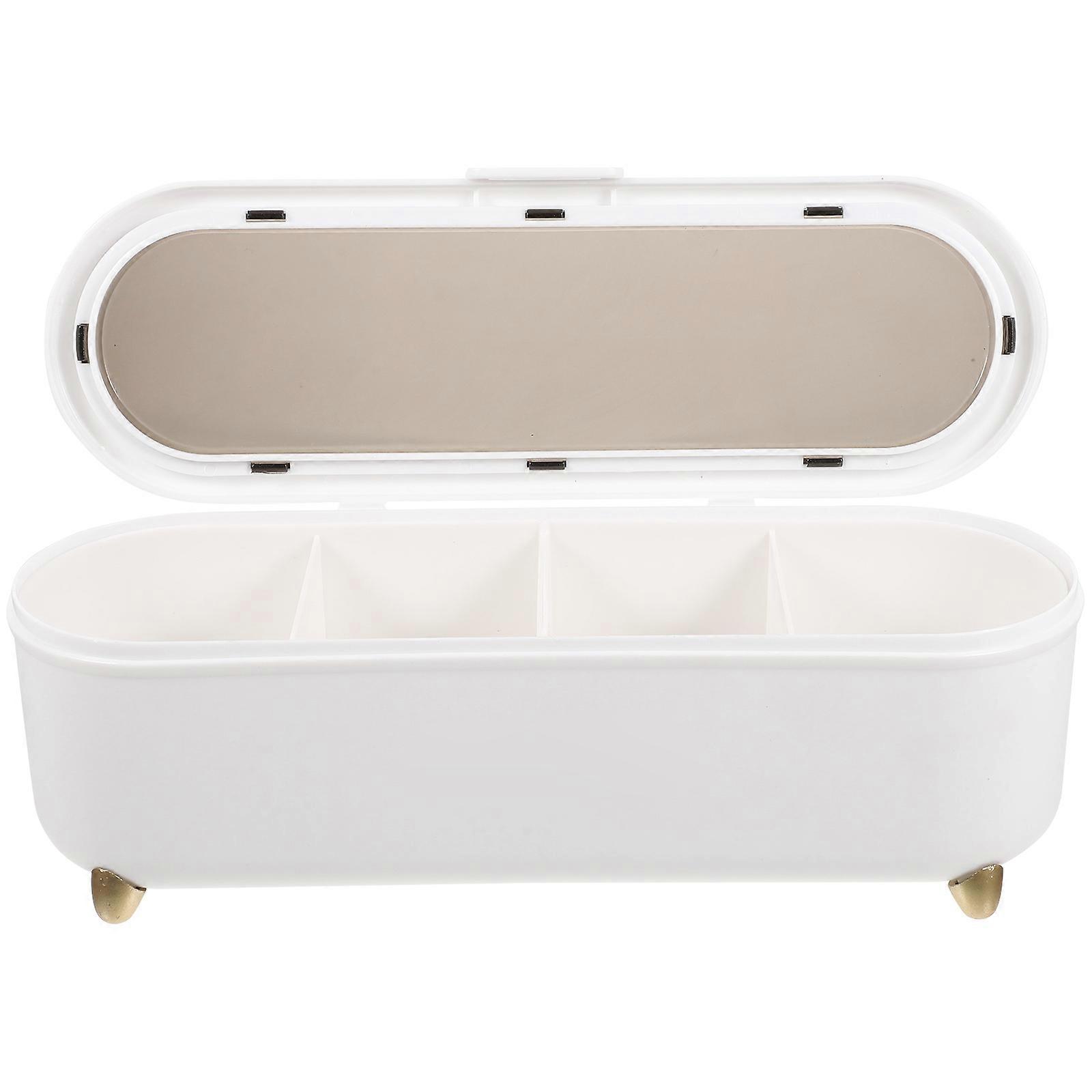 Portable Storage Box For Kitchen Organization Rectangular Shape Cutlery Storage 10.6×3.1×3.1in 1Set