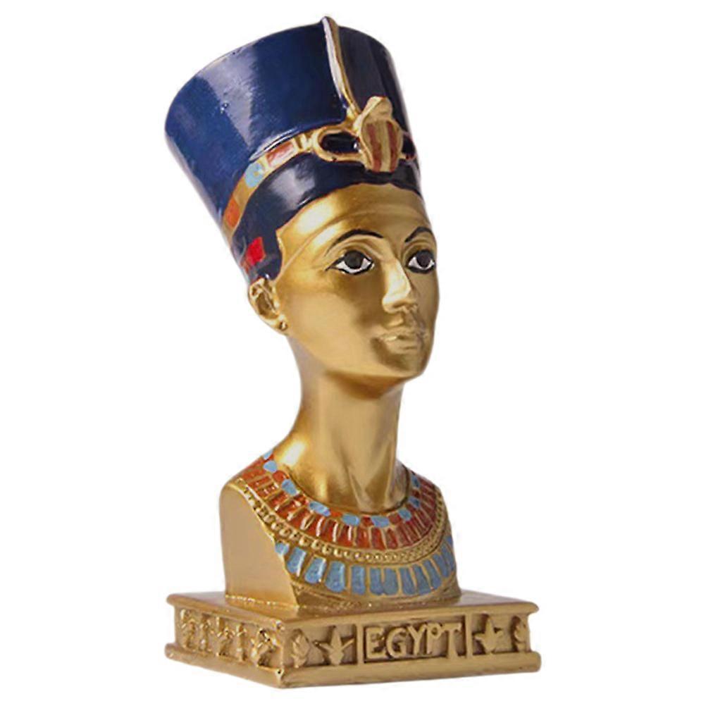 Ancient Egyptian Statue Resin Figurine for Decorative Ornament 5Pcs