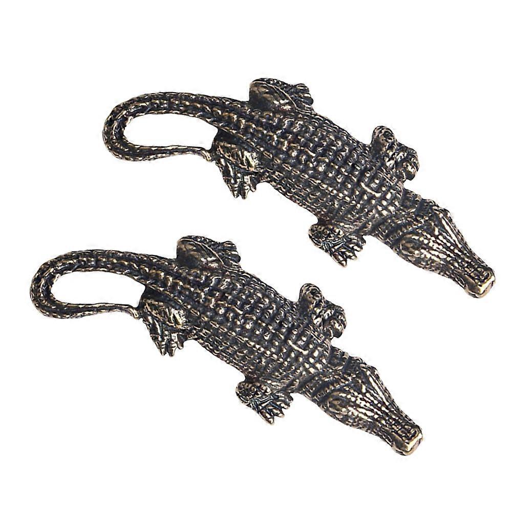 Keyring Charm Diy Projects Key Chain Craft Golden Brass Keychain Pendant 2Set