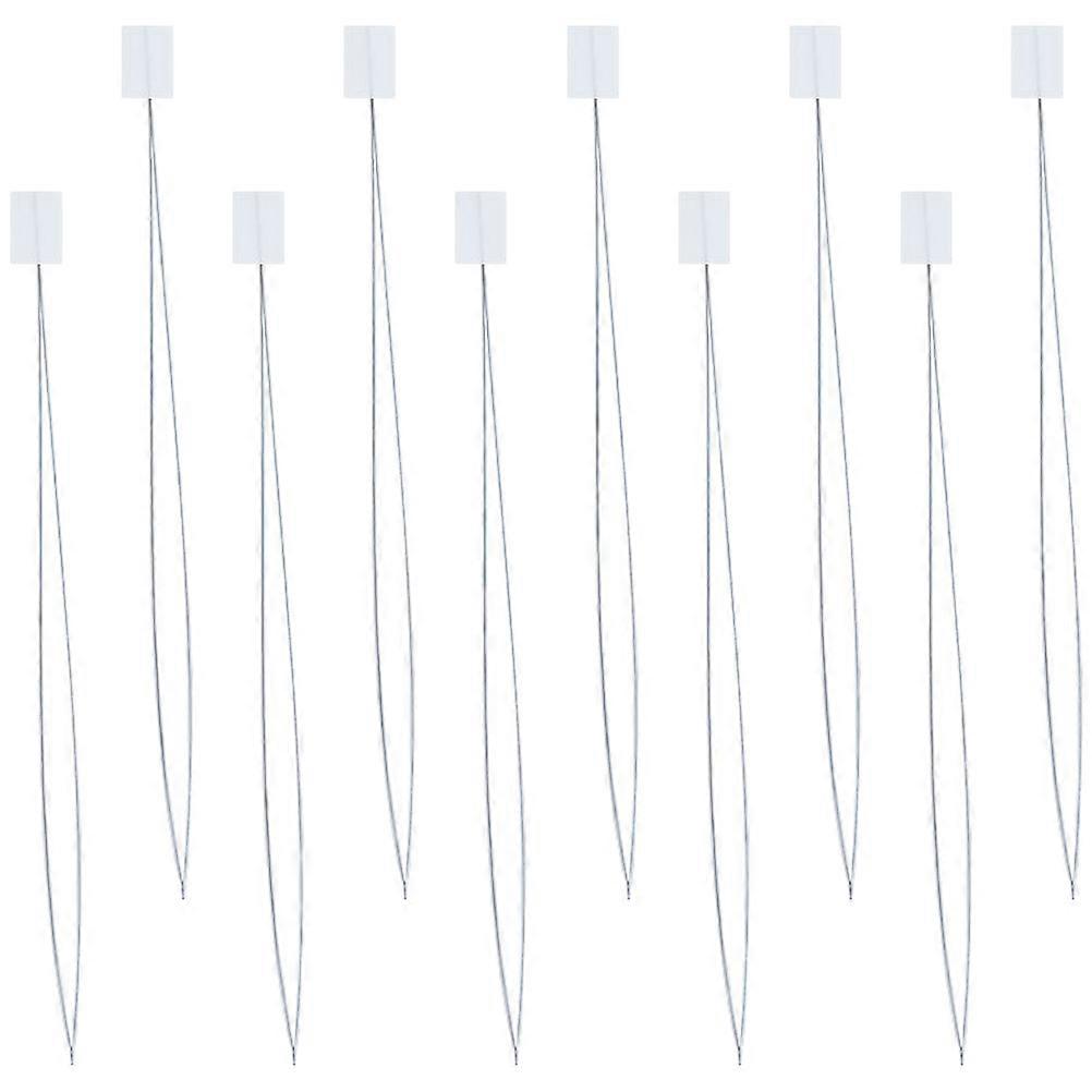 Sewing Needle Threaders Easy Threader for Beading Needle 50Pcs White
