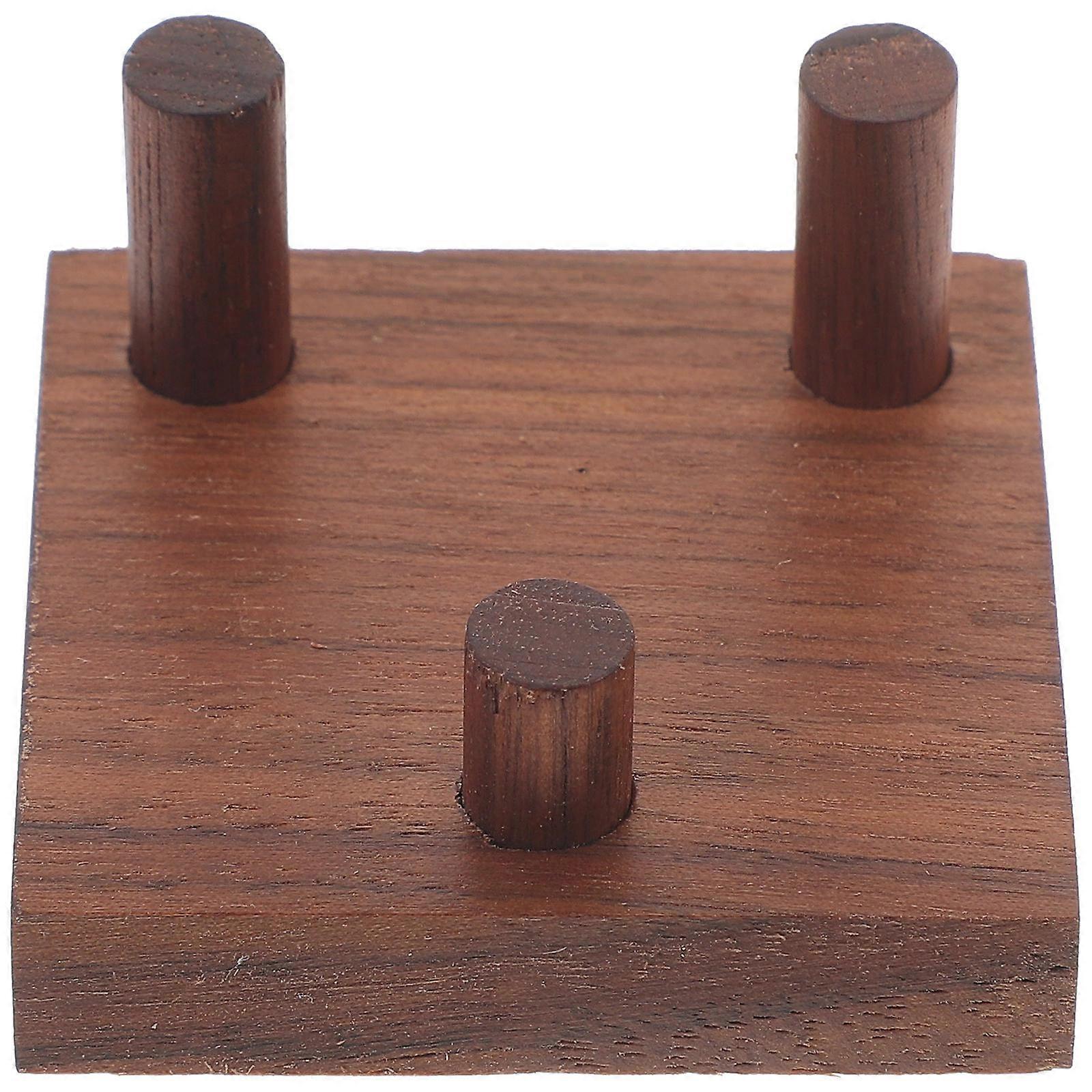 Wooden Crystal Stand for Mineral Display 4Pcs Stable Display Holders