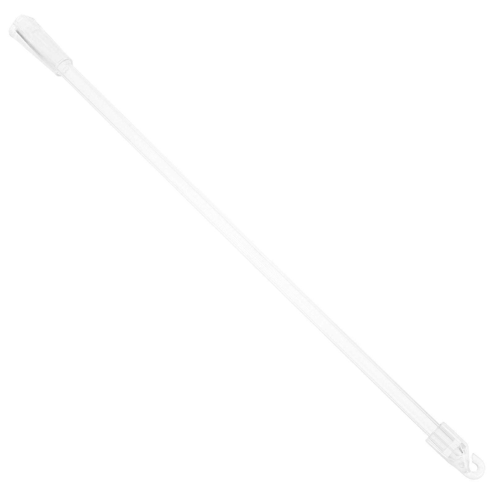 Vertical Blind Rod Acrylic Stick for Window Blinds 4Pcs with Hooks