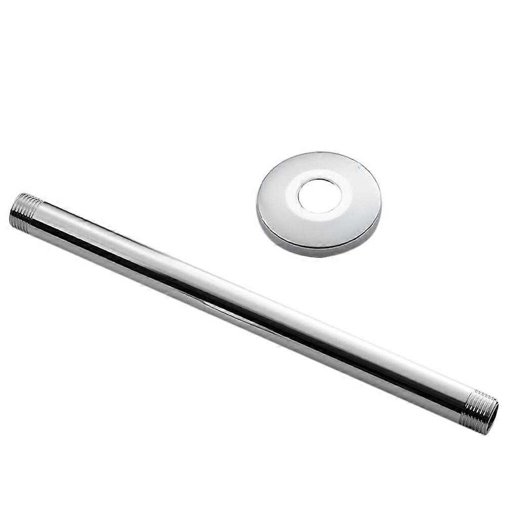 Shower Arm Bathroom Accessory Wall Mount 1Set Silver Stainless Steel Durable Rustproof