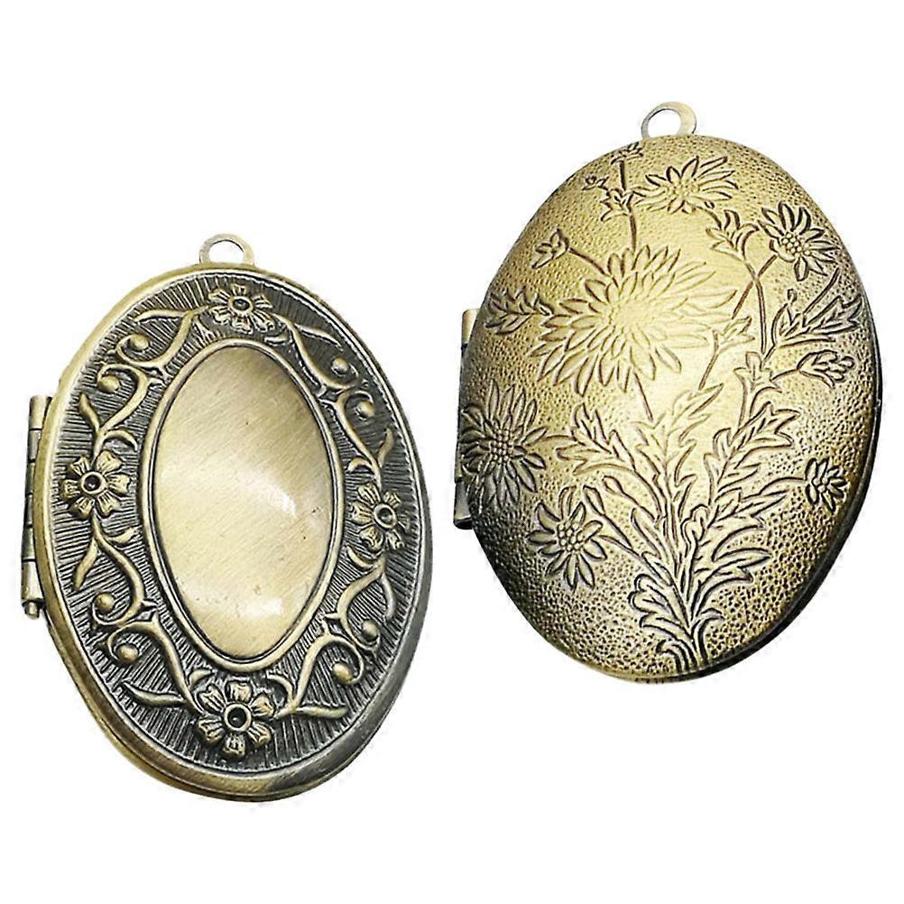 DIY Picture Frame Ornaments For Key Ring Decoration And Craft Enthusiasts Golden Color 6 Pcs