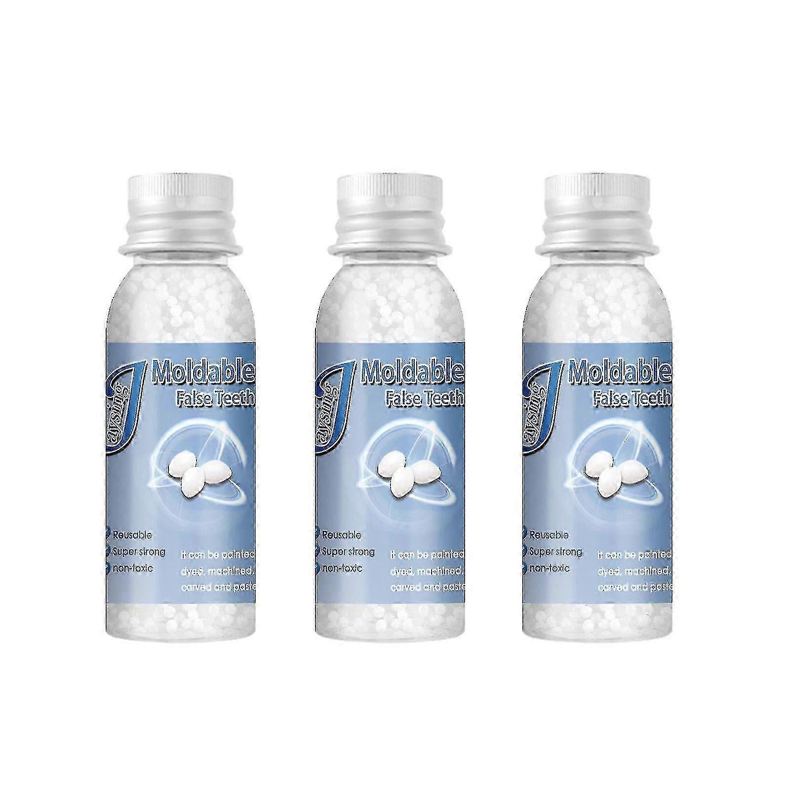 3pcs Tooth Repair Granules Temporary Tooth Repair Kit