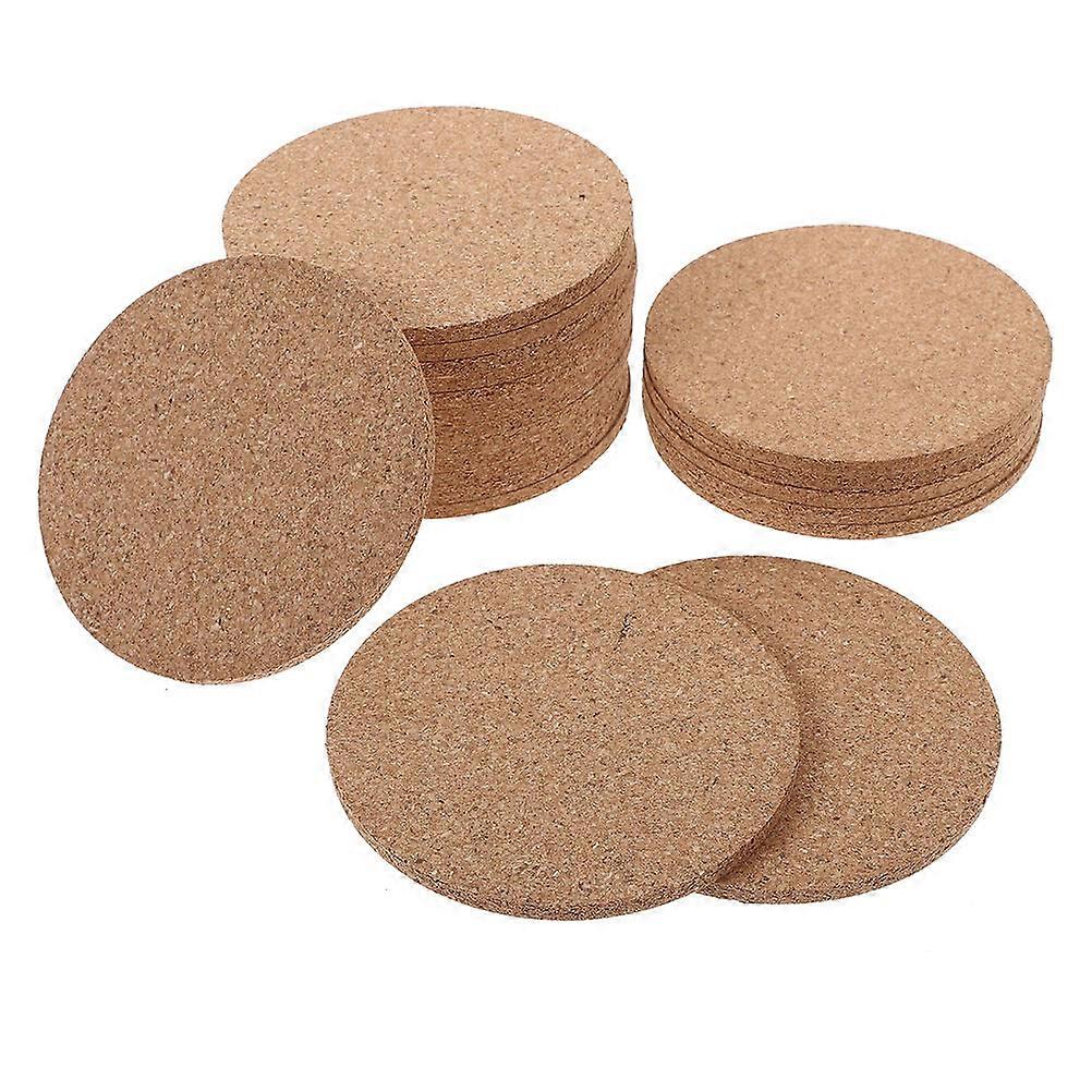 Drink Cork Coasters Round Design for Kitchen Protection 160Pcs