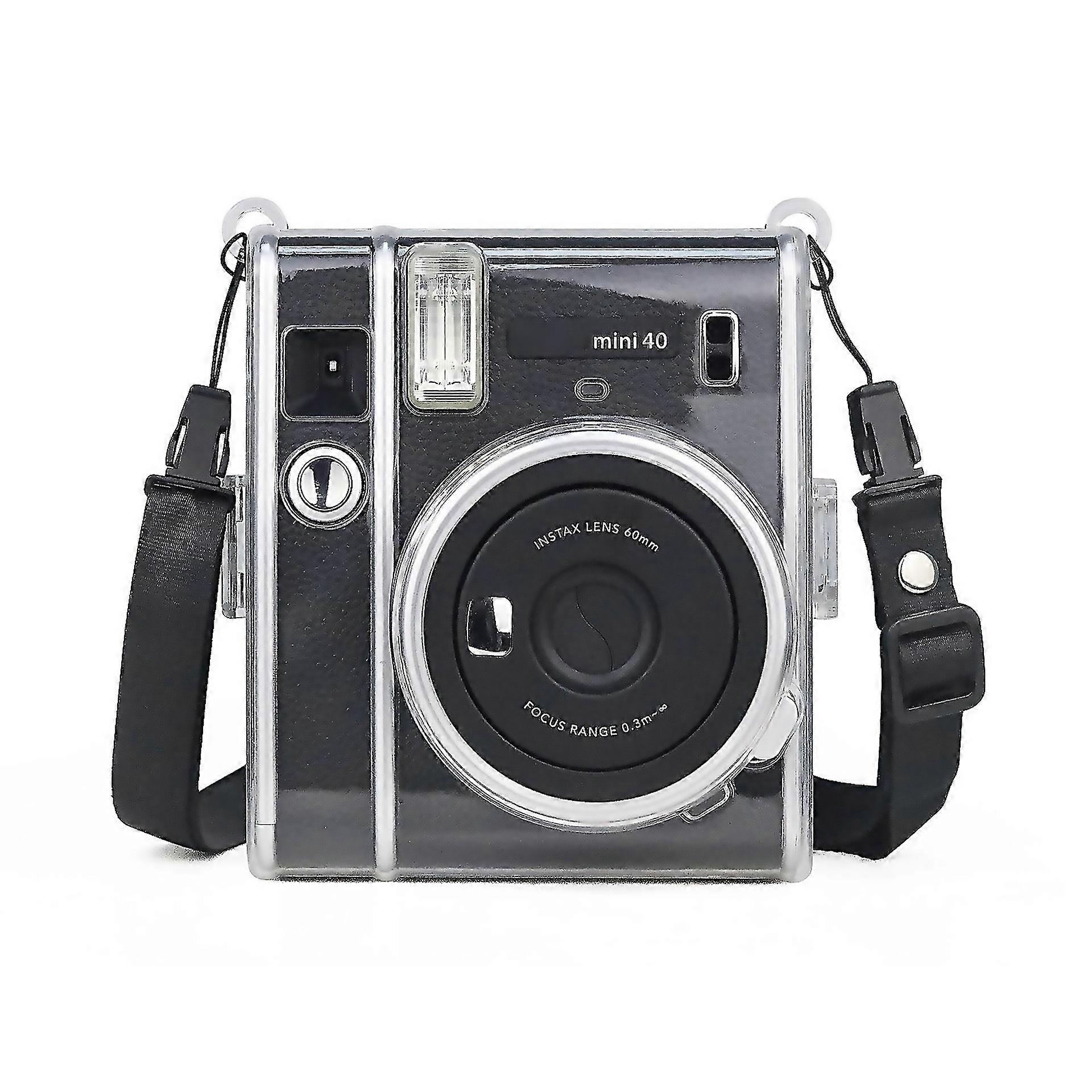 For Protective Crystal Case With Strap For Fujifilm Instax Mini
