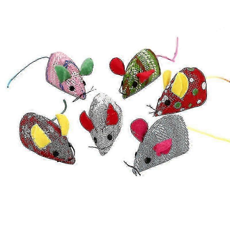 6pcs Mice Toys 2025