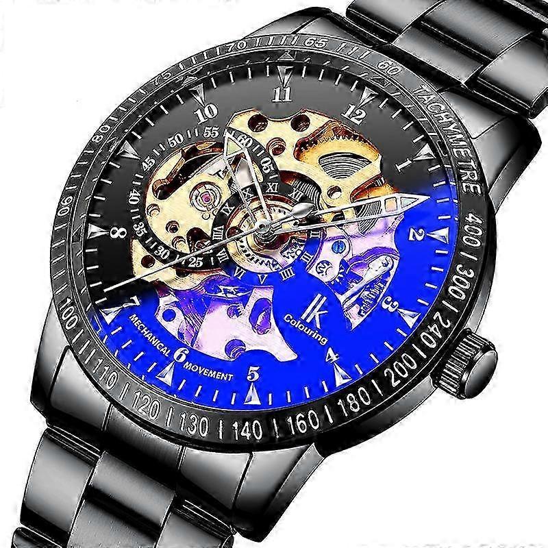 2025 Skeleton Dial Automatic Mechanical Watches Business Style Men Watch