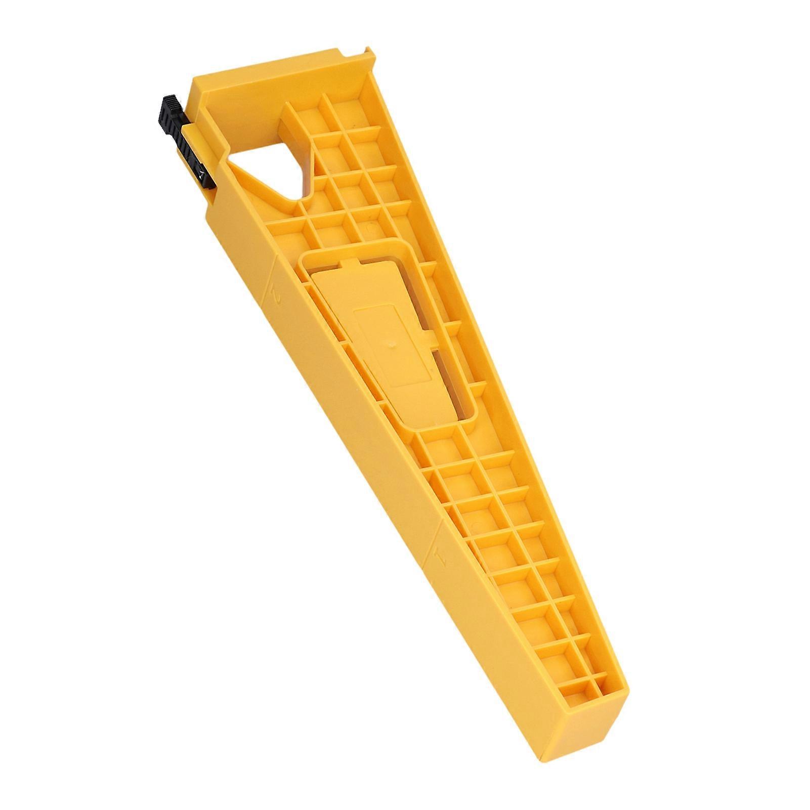 2Pcs Drawer Slide Jig ABS Cabinet Mounting Tool Set 355mm Yellow