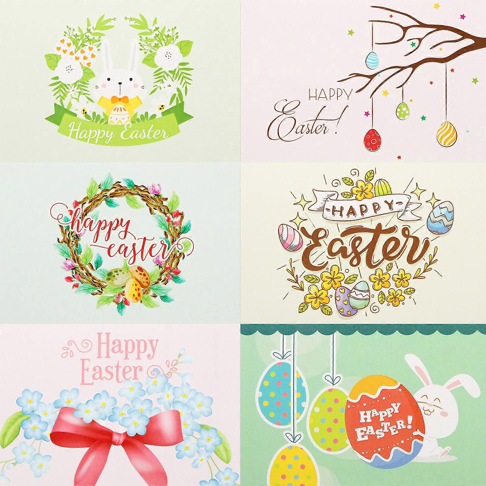 Happy Easter Card Greeting Cards for Children 4Sets with Envelope
