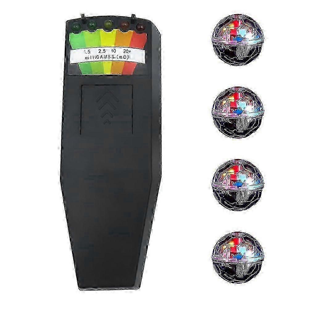 Equipment Kit, Includes 1 Emf Meter & 4 Motion Activated Cat Balls, Professional Equipment Kit