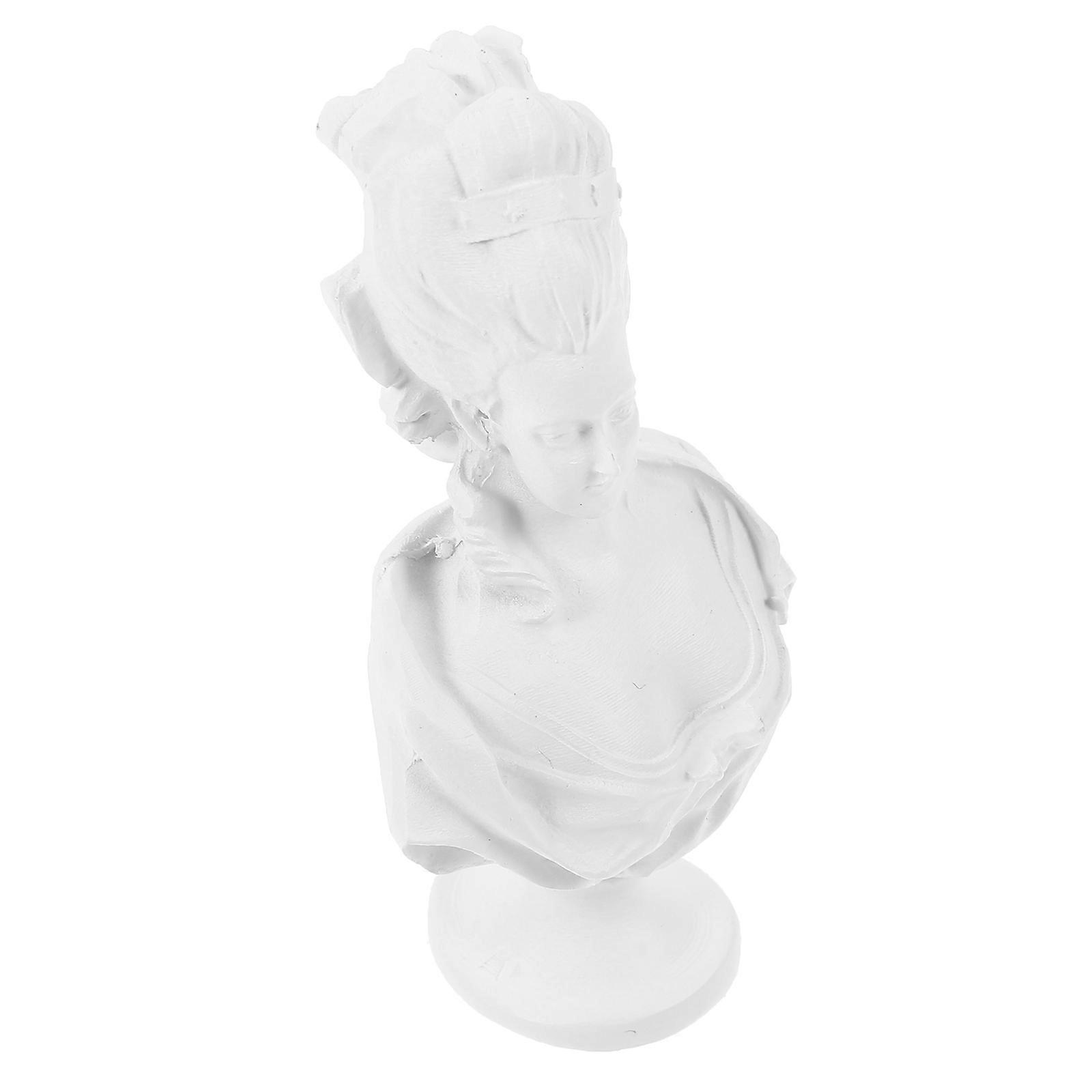 Tiny Resin Figures Mini Head Statue For Art Enthusiasts Elegant Design 1 Pcs
