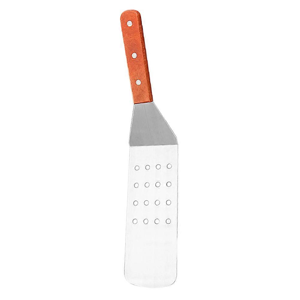 Barbecue Turner with Wooden Handle for Kitchen Use
