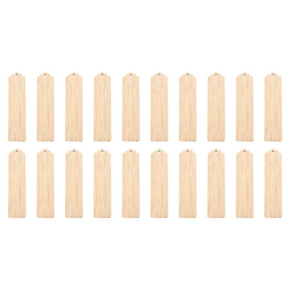 Creative Wood Bookmarks for DIY Crafting Usage with 60Pcs Set
