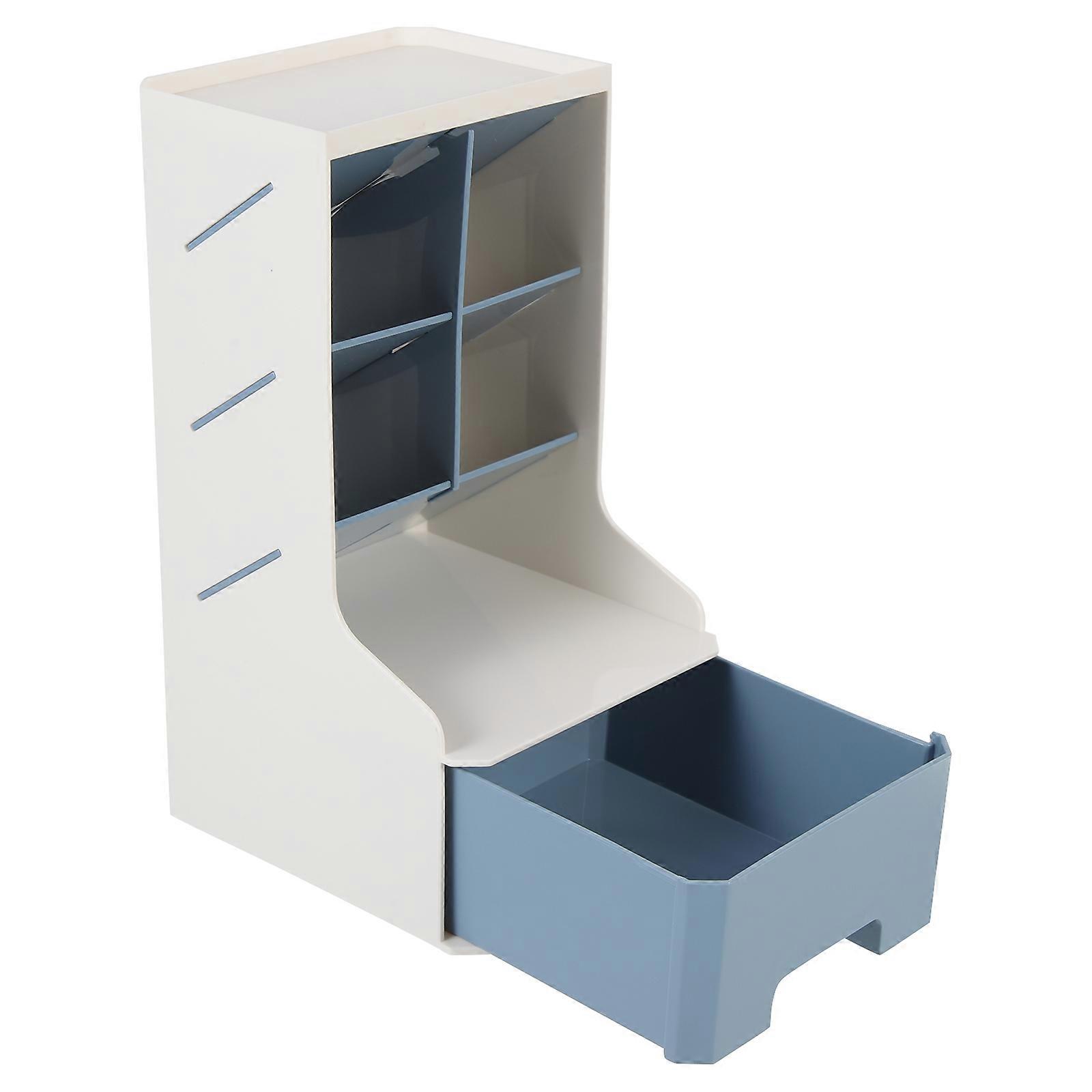 Inclined Pen Holder Multi PP Storage Box for Pen Versatile Storage