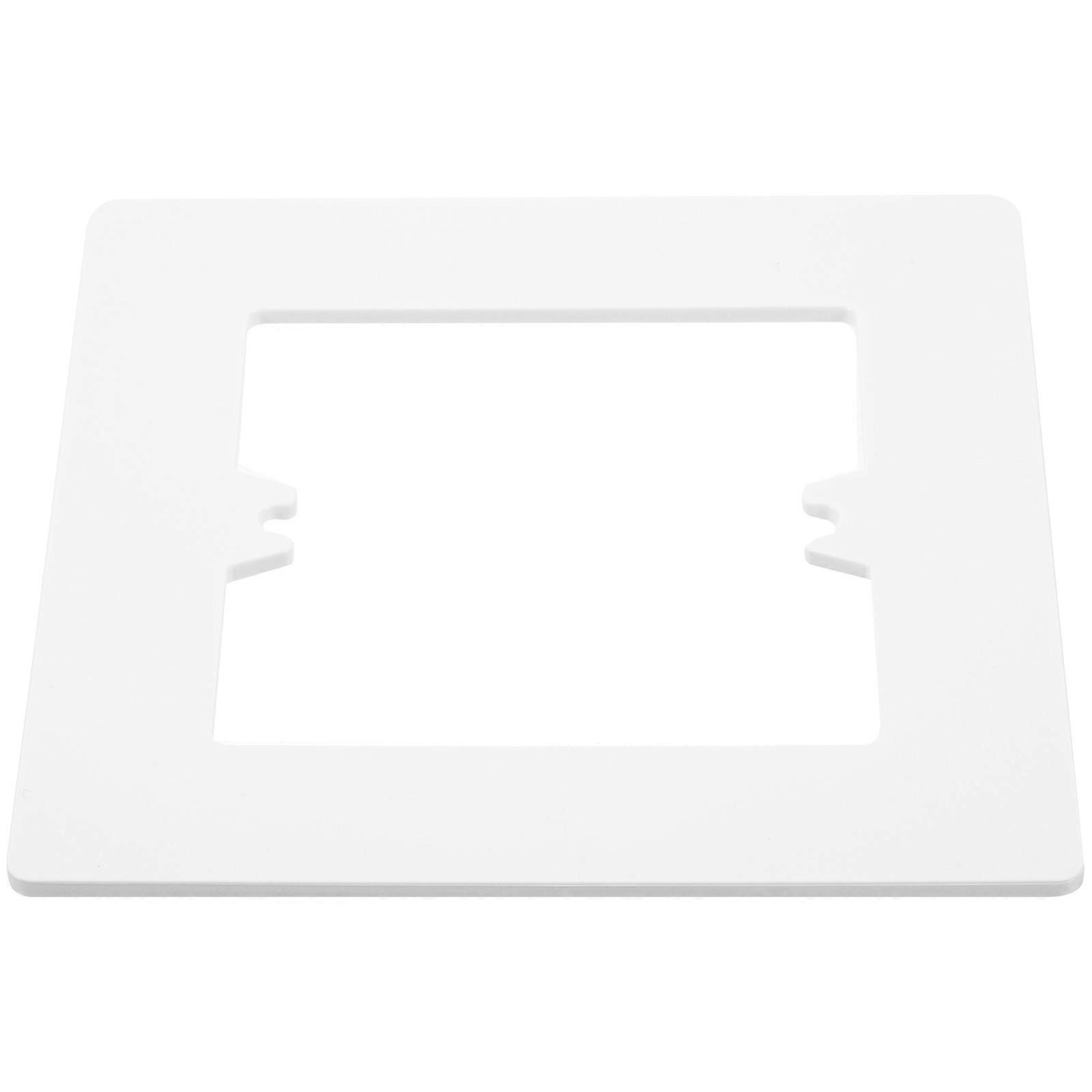 Light Cover Wall Plate for Decoration 2Pcs White Plastic Electrical Switch Cover