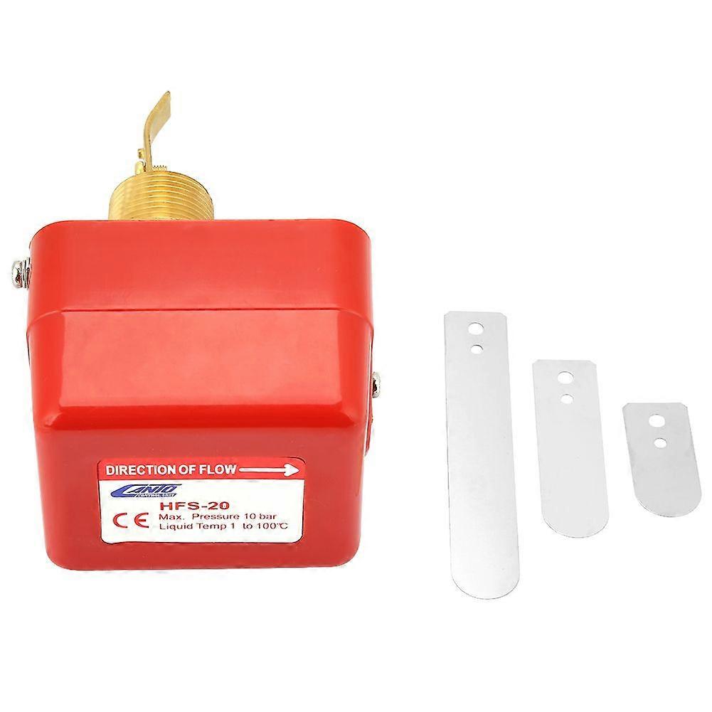 HFS-20 dn20 Water Flow Paddle Control Switch SPDT Contacts 6-380V Partial Stainless Steel Type