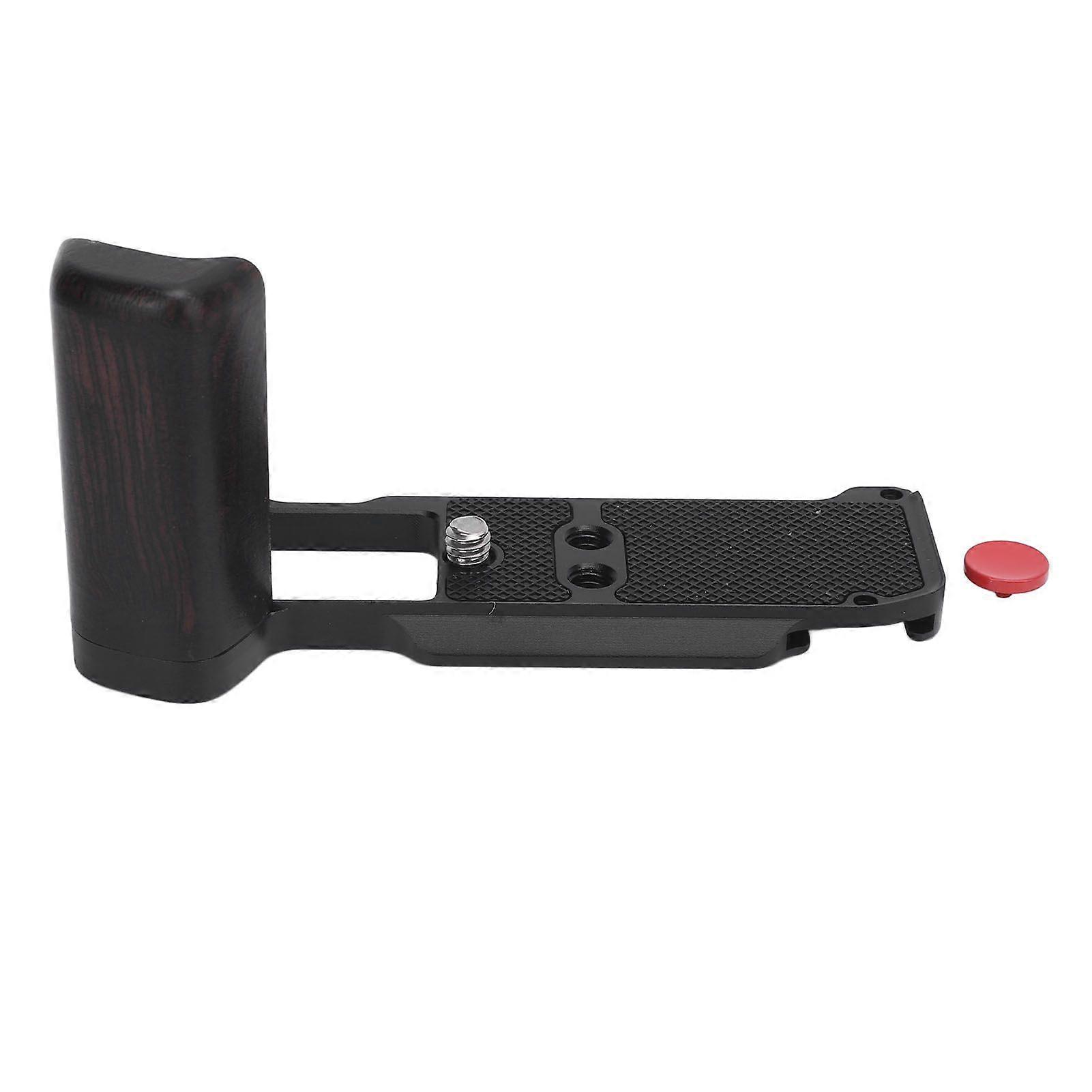 Camera L Shape Grip Wood Side Handle L Shape Handgrip with Quick Release Plate for X M5