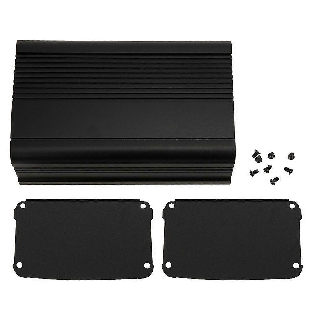 Aluminum Project Box Matte Black Enclosure Case DIY Circuit Board Controller Casing 55x95x150mm