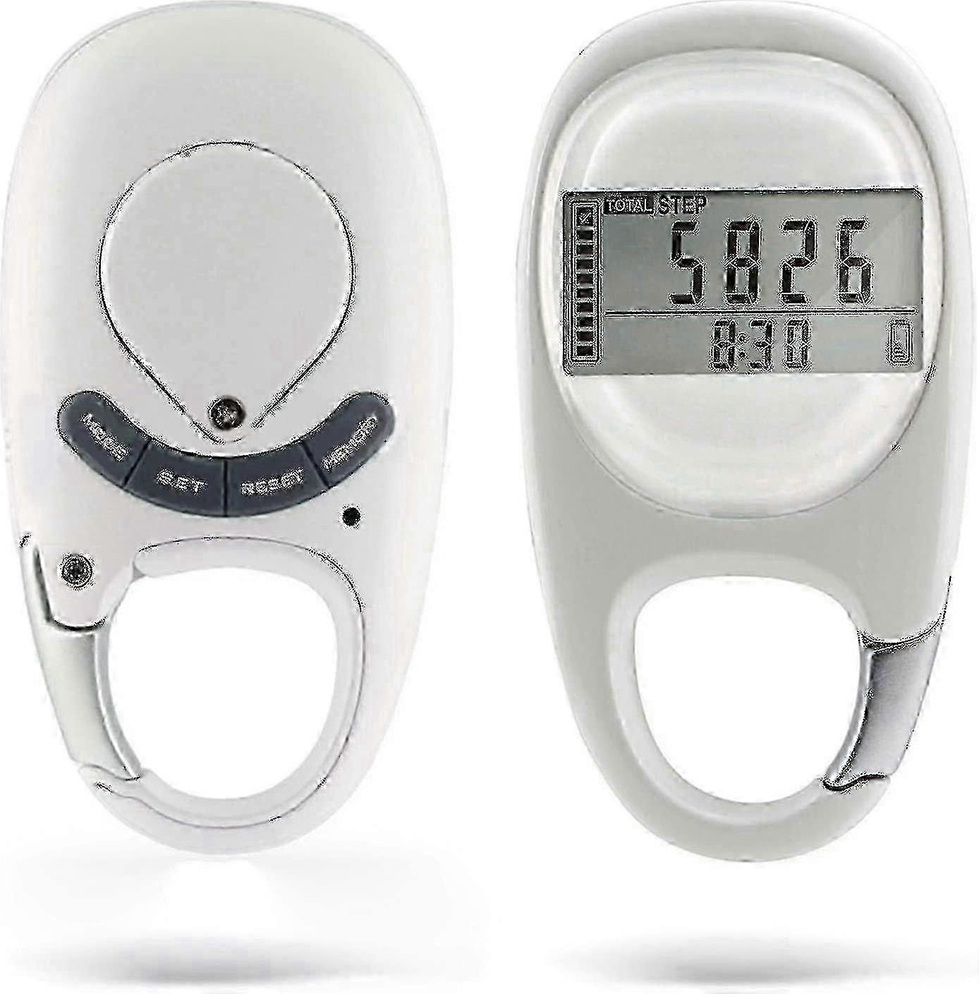 Clip-on Pedometer for Precise Step and Mile Tracking