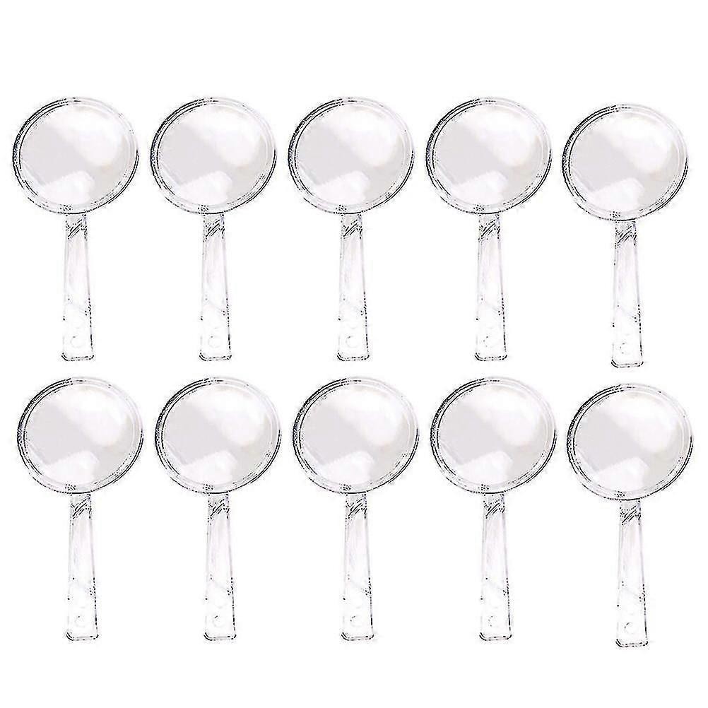 24pcs Lupas 42 Mm Vidros de Lupa Portátil para Experimento