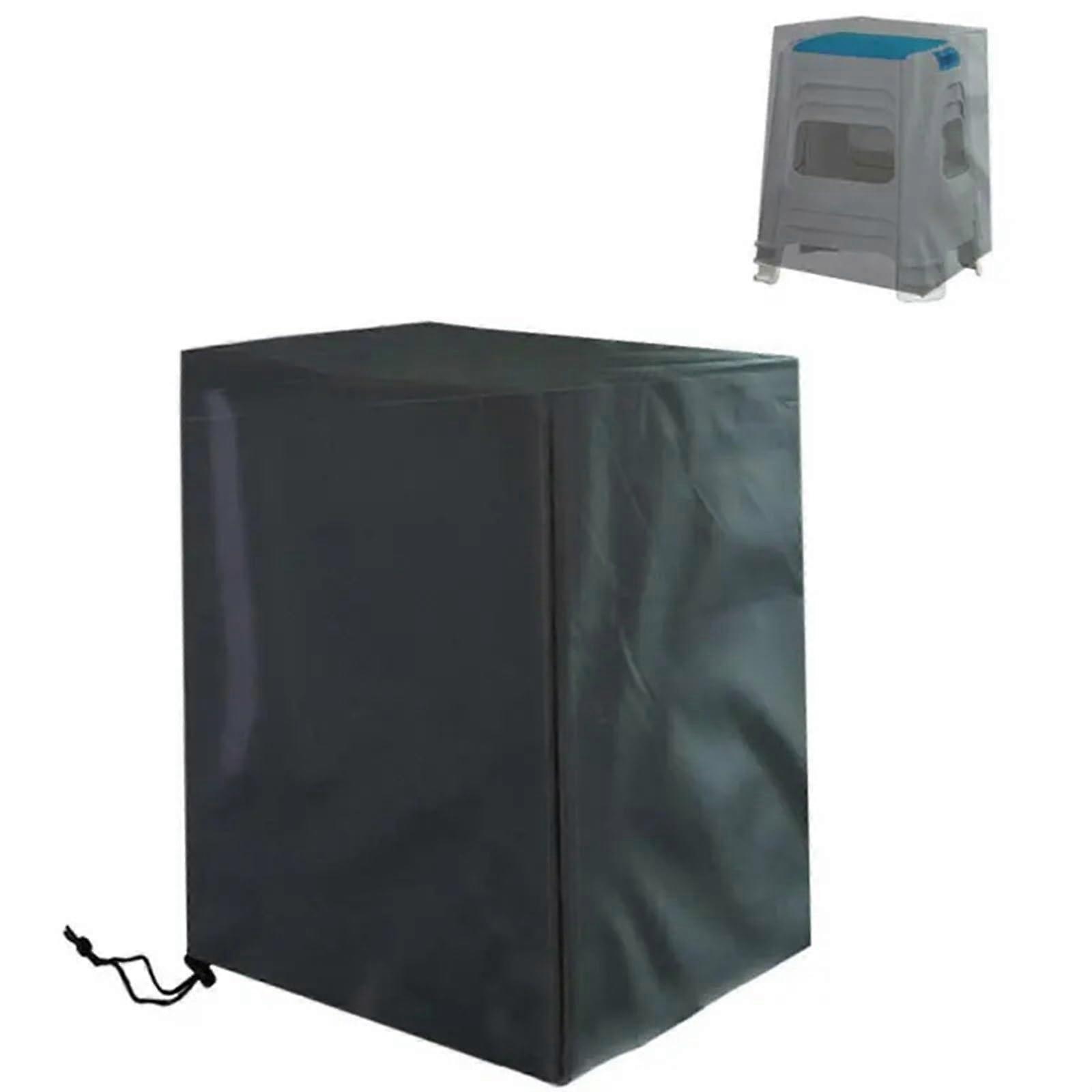Outdoor Stacked Chair Dust Cover Garden Patio Furniture Protector Cover Weatherproof Stackable Chair Cover 68x68x72cm