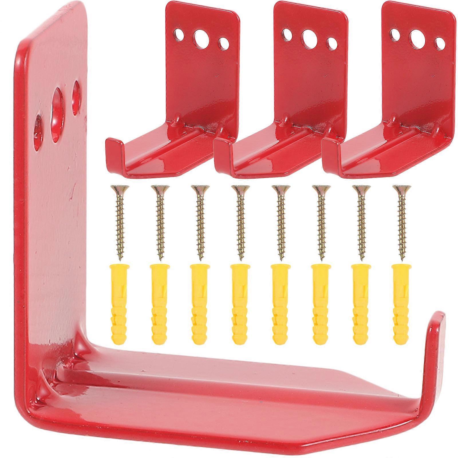 Heavy Duty Fire Extinguisher Hook Wall Mount Bracket Holder for 16Pcs