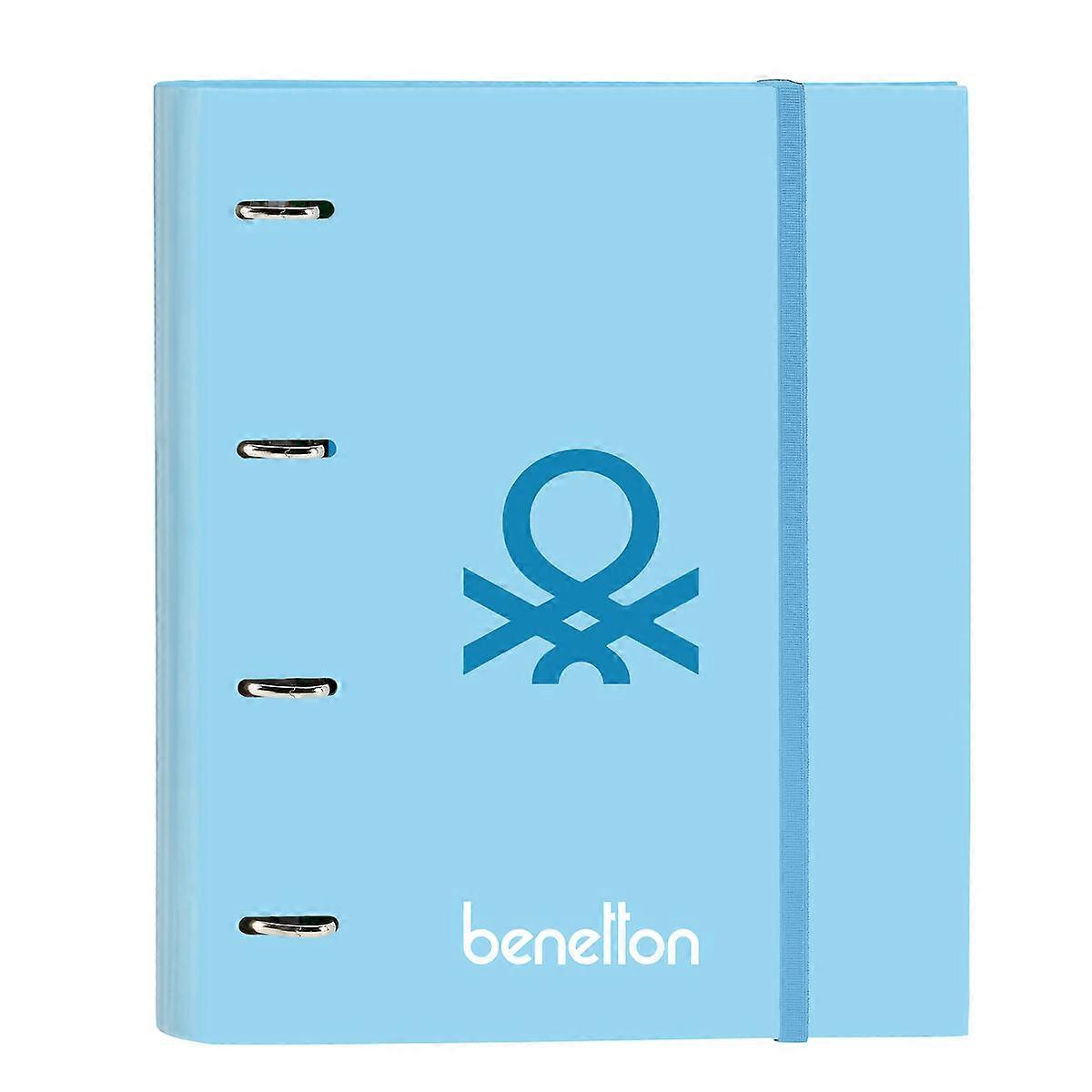 Ring binder Benetton Sequins Light Blue