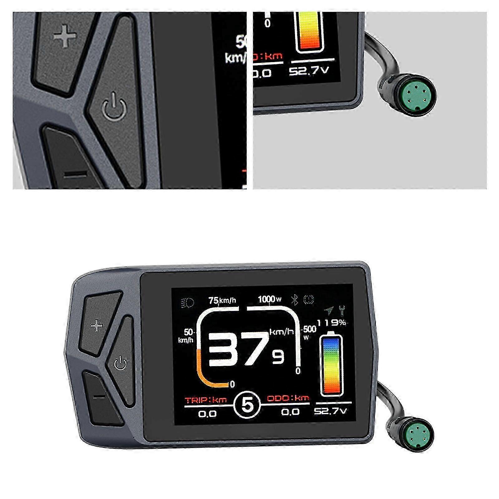 Écran Bafang EKD01 pour vélo électrique, protocole UART 5 broches, panneau de commande femelle, entraînement intermédiaire 26s