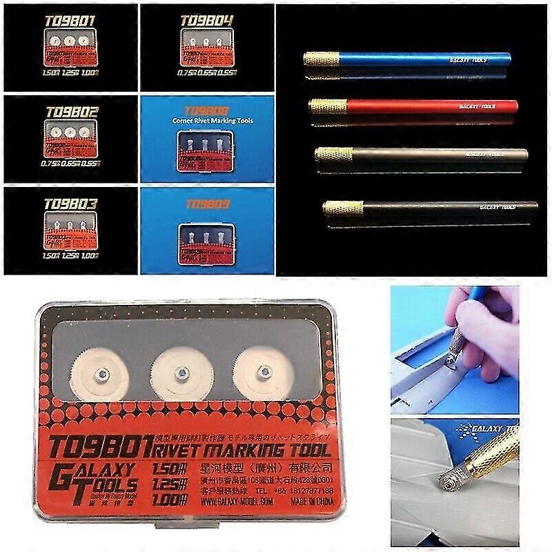 Corner/rivet Marking Tool And Tool Handle Model Building Accessory Galaxy Tools Fg