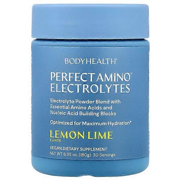 BodyHealth, Perfect AminoÃÂÃÂ¢ÃÂÃÂÃÂÃÂ¢ Electrolytes, Lemon Lime, 6.35 oz (180 g)