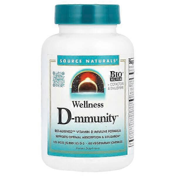 Source Naturals, Wellness D-mmunityÃÂÃÂÃÂÃÂ¢ÃÂÃÂÃÂÃÂÃÂÃÂÃÂÃÂ¢, 60 Vegetarian Capsules