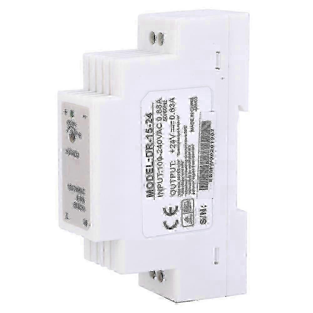15W 24V 0.63A Single Output Switching Power Supply for DR-15-24 DIN Rail 25-26