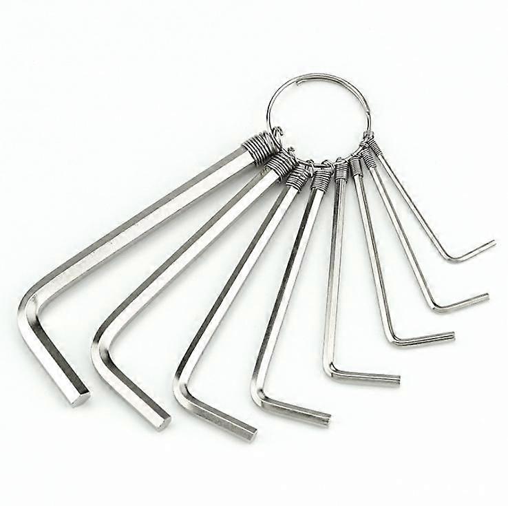 Flat head hexagon wrench, 8-piece set Betterlifefg
