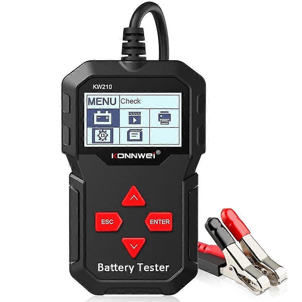 100 To 2000cca Cranking Car Battery Tester Kw210 Automatic Smart 12v Car Battery Tester Auto Battery Analyzer