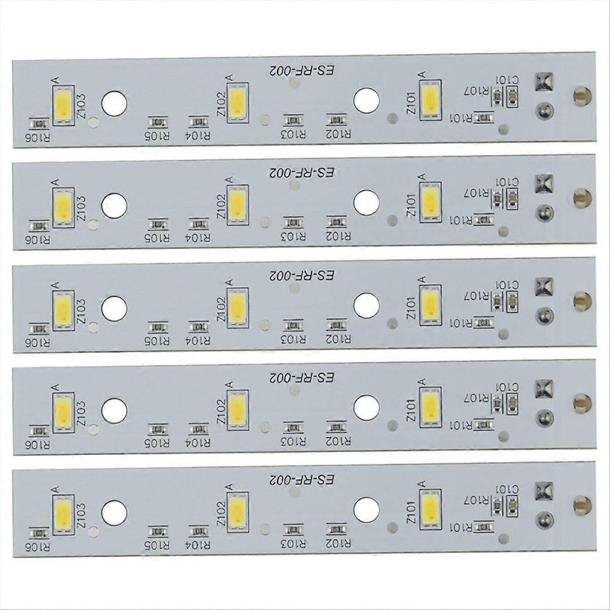 5Pcs WR55X26671 LED Light Compatible for GE Refrigerators LED Light