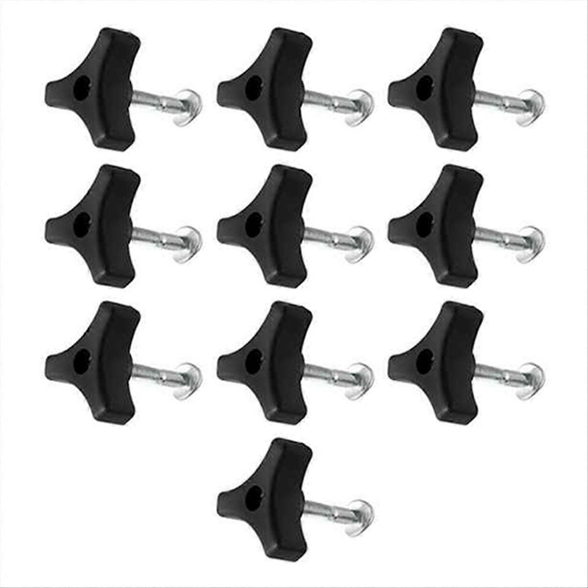 10 Set Triangle Handle Bar Wheel Knob And Bolt Fasteners Replacement