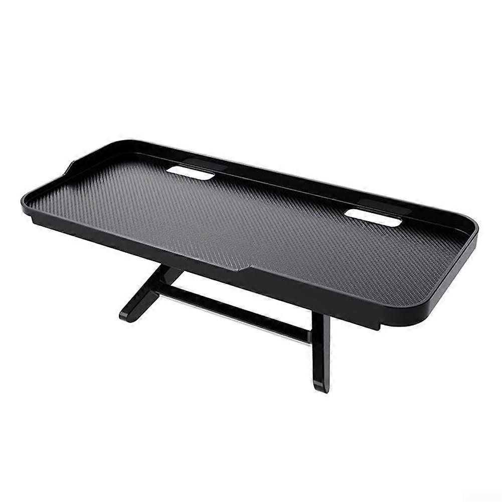 Adjustable Desktop Storage Rack Foldable Organizer For Home Office TV Monitor Router Set Box Media Player Black