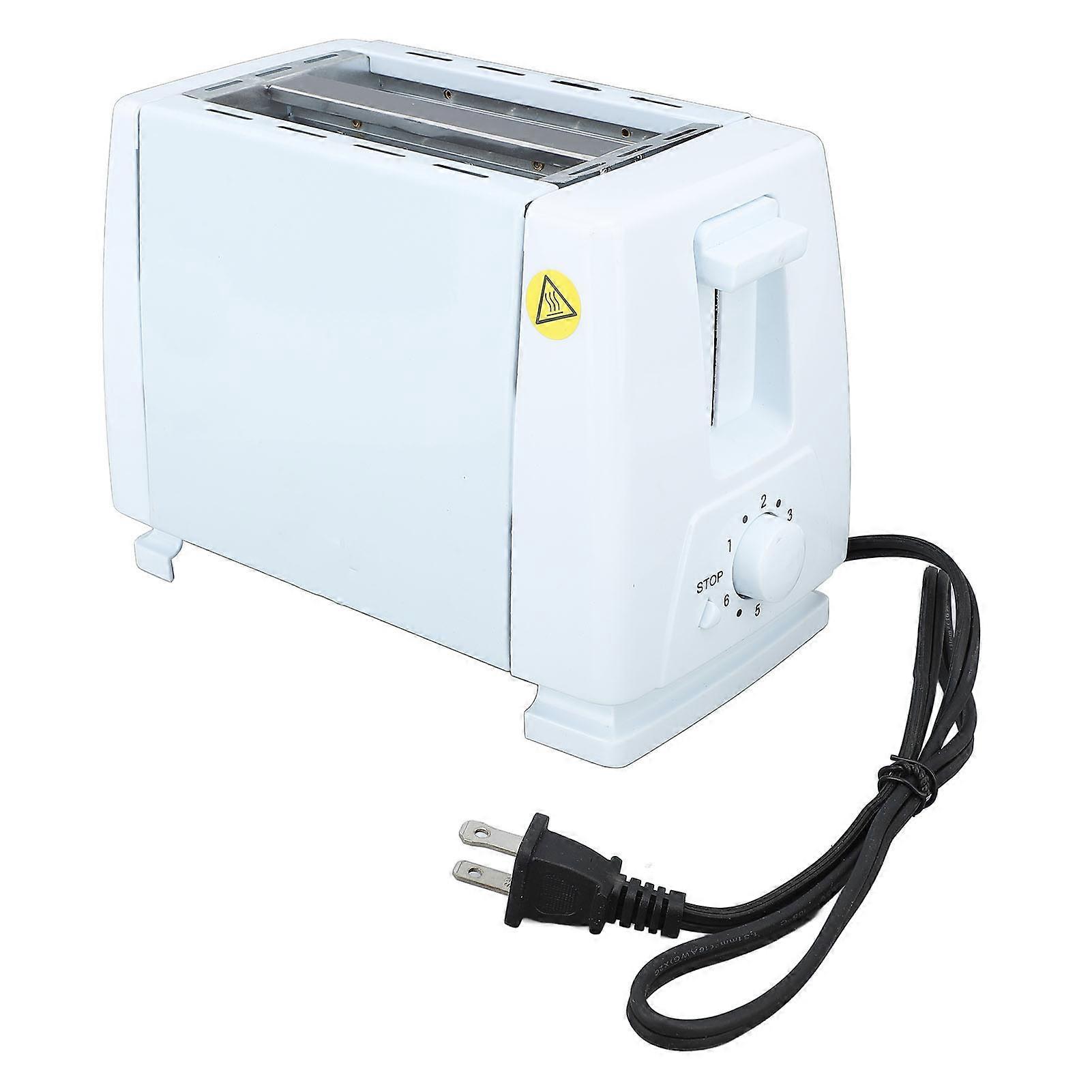 2 Slice Toaster Machine Stainless Steel Bread Toaster with 6 Temperature Settings for Waffle Bagel Sandwich Breakfast