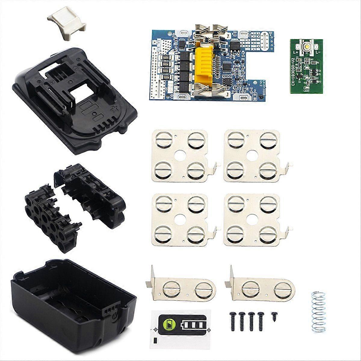 Power Tool Lithium Battery Case Storage Box Protection Circuit Board for 18V Li-Ion Battery BL1830