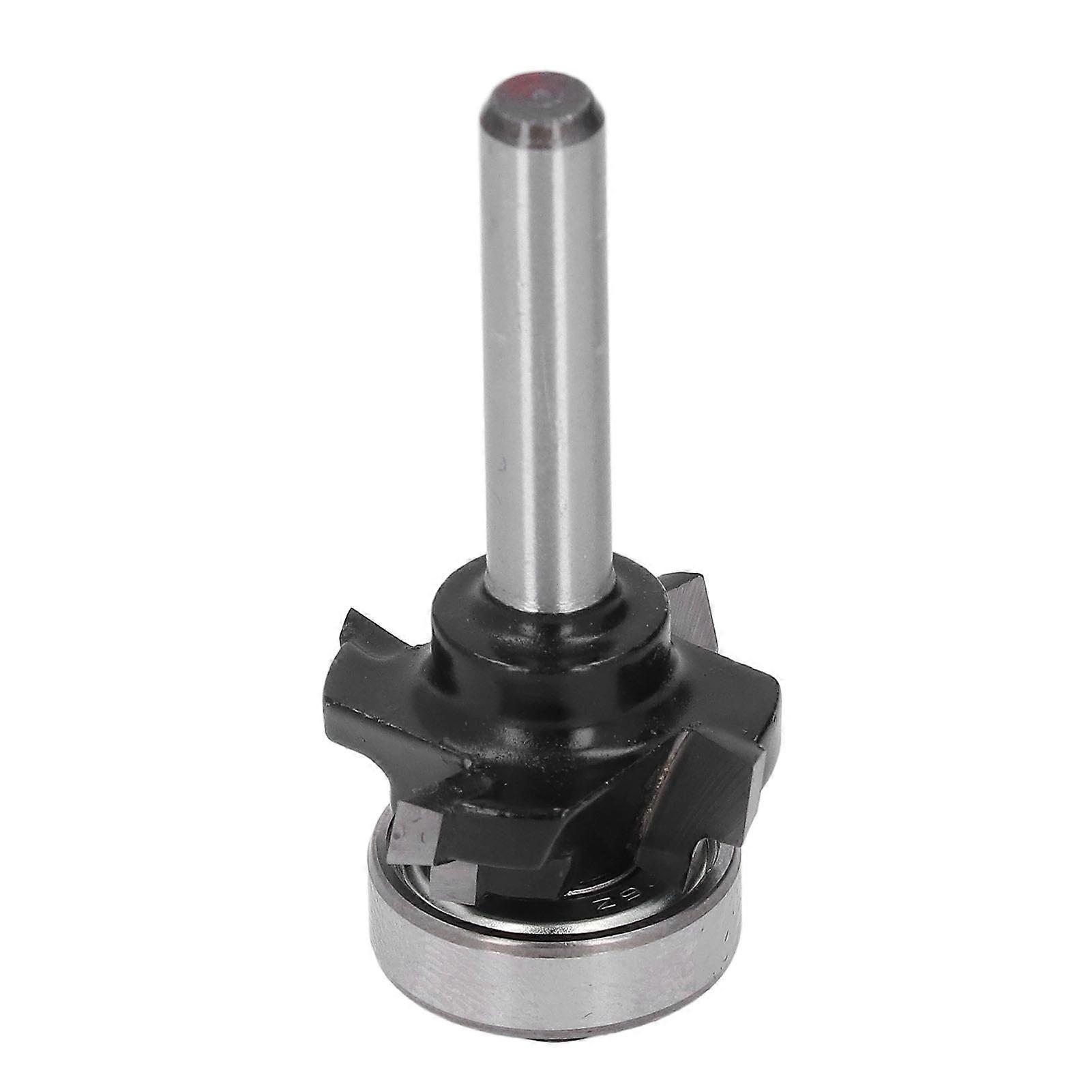 Roundover Edging Router Bit 4 Flutes Cemented Carbide Forward Edge Forming Roundover Beading Router Bit