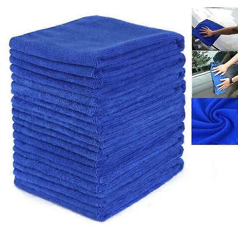 50pcs Microfibre Cleaning Towels - High Density, Ultra-Soft Cloths for Auto, Car, and Multi-Purpose Cleaning