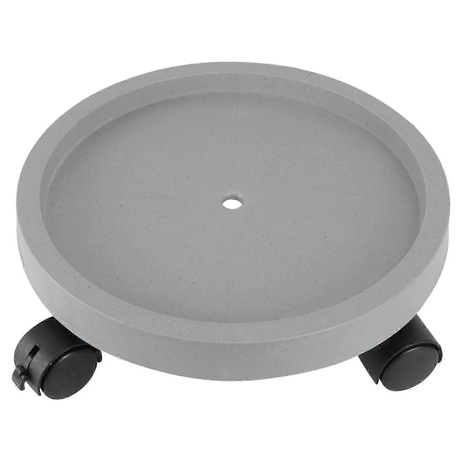 plastic plant pot holder with wheels