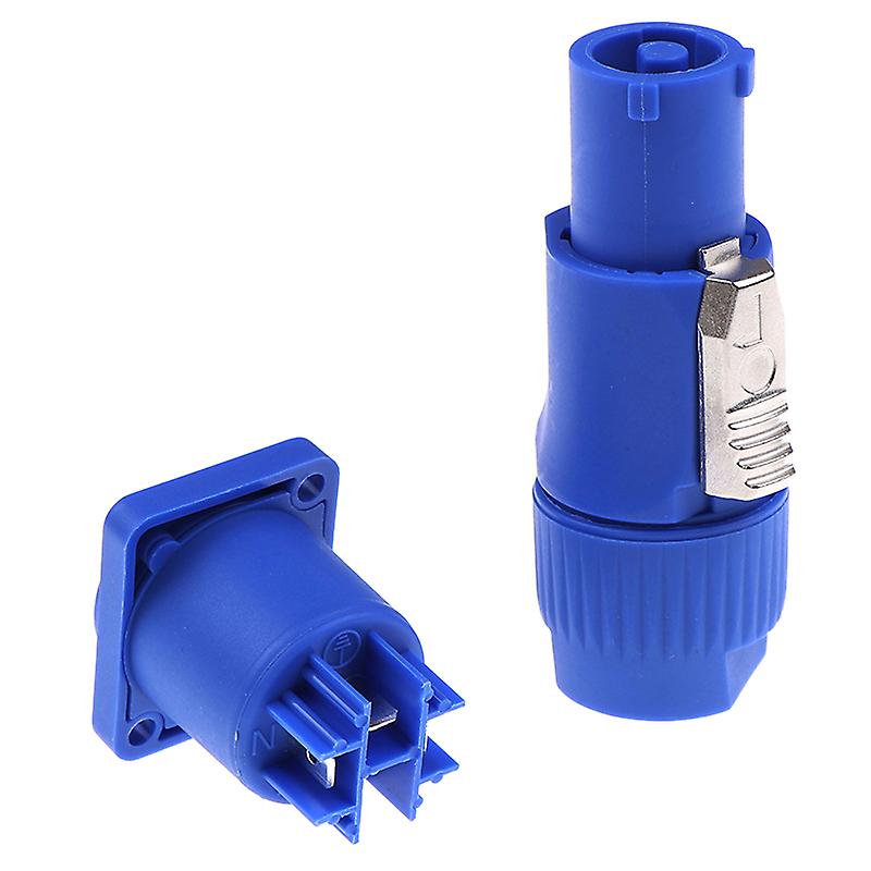 2pcs/set Powercon Audio 3p Type A Nac3fca+nac3mpa-1 Chassis Plug Panel Connector