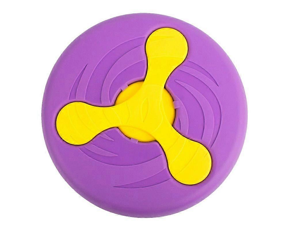 Multi Use Floatable Dog Flying Disc Purple - Purple