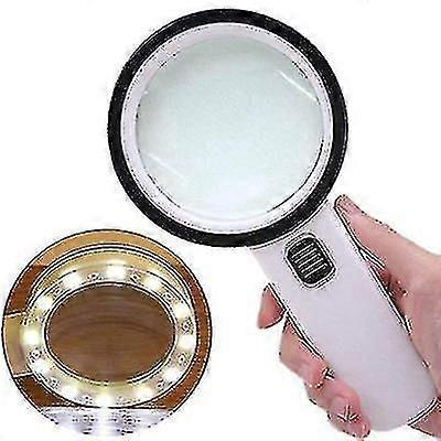 30x wysokiej mocy jumbo oświetlone lupy obiektyw