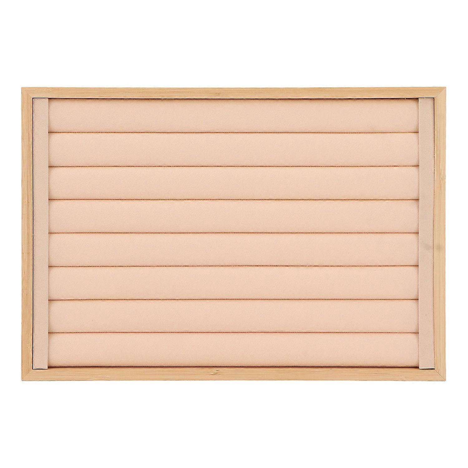 Rings Tray 7 Rows Stackable Protective Scratch Proof Lining Drawer Insert Earrings Storage Display C